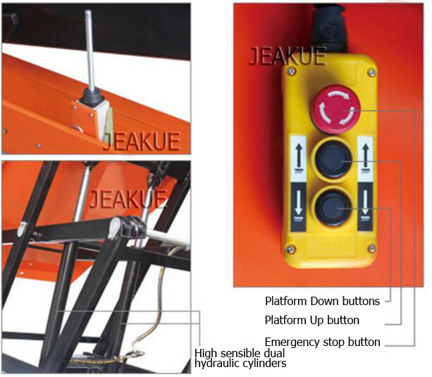 800kg Four-Scissor Immovable Electric Lift Table