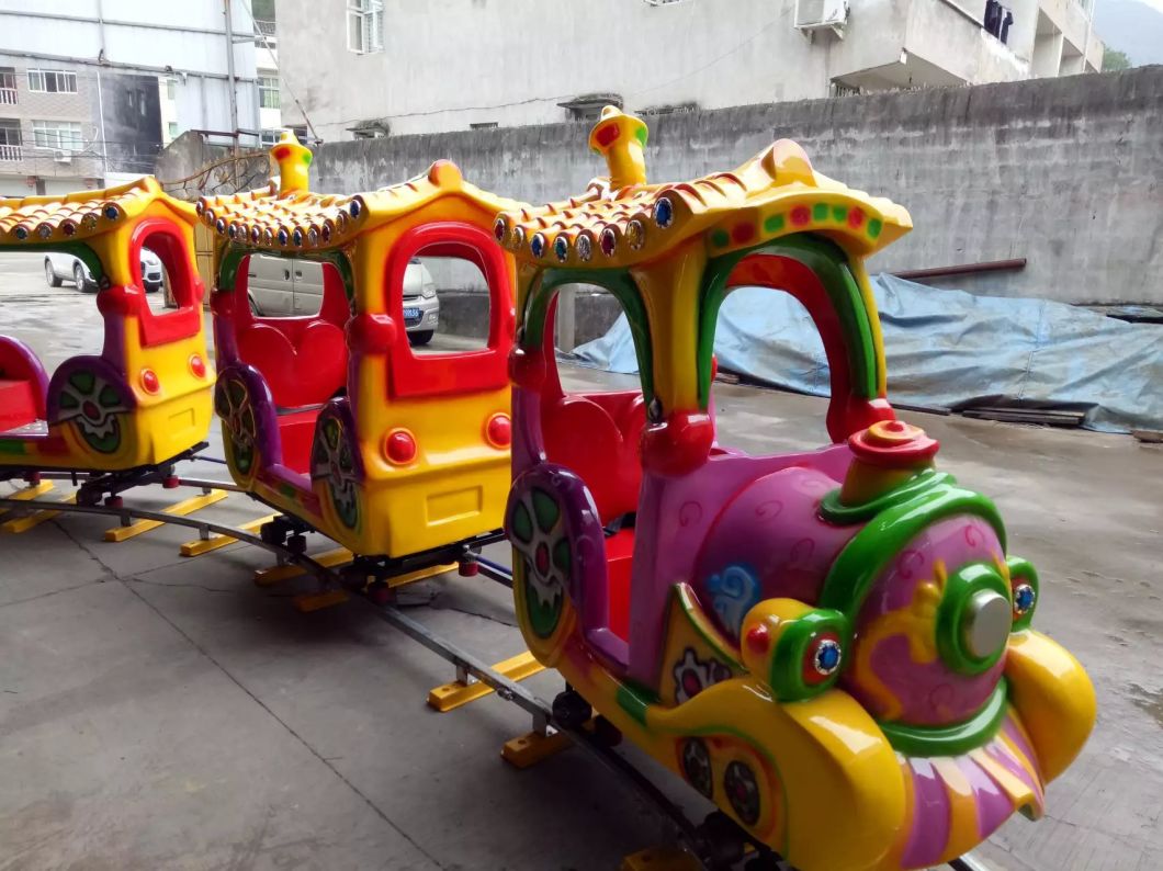 14 Seats Luxury Amusement Park Mini Electric Train