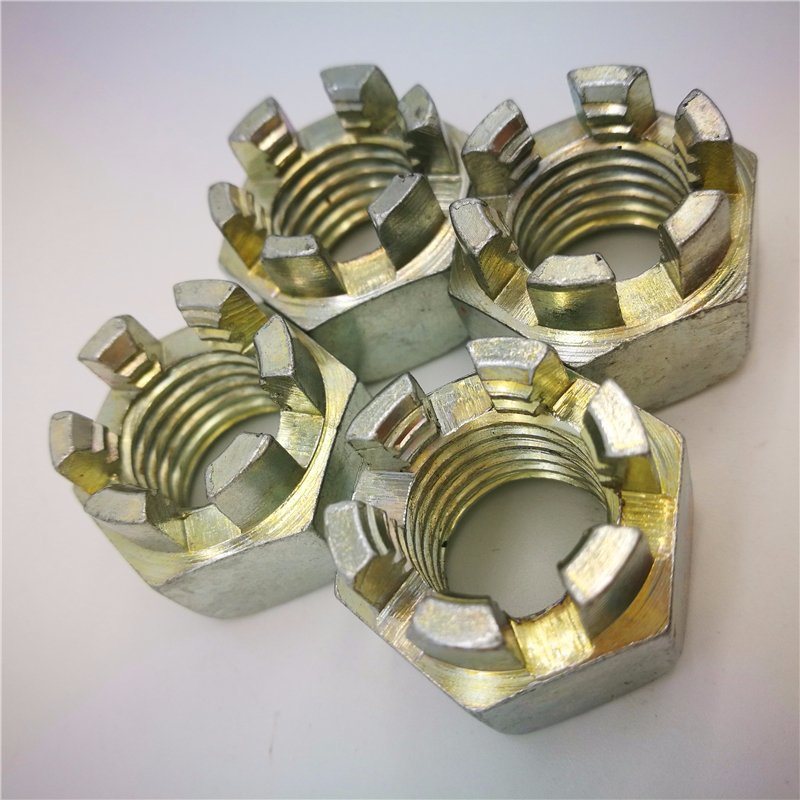 DIN 935 Stainless Steel Hexagon Slotted Castle Nut