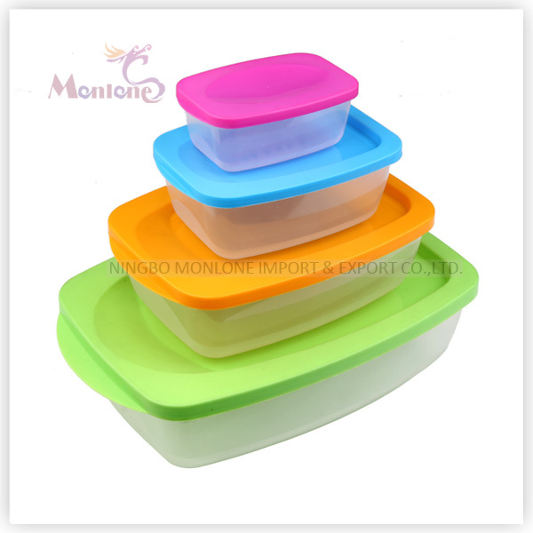 3pack Microwave Lunch Box, Plastic Storage Microwave Food Container (set) (230ml 590ml 1.25L)