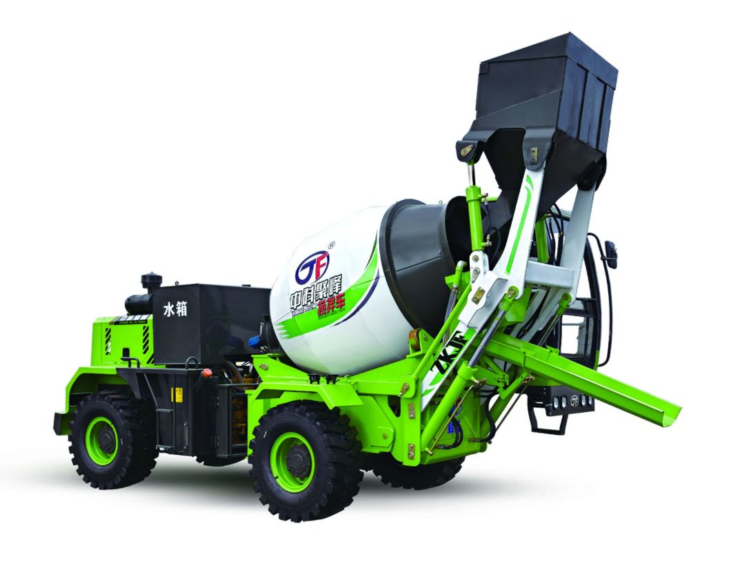 1.2 Cube Meter Capacity Automatic Concrete Mixer Truck for Building Industry