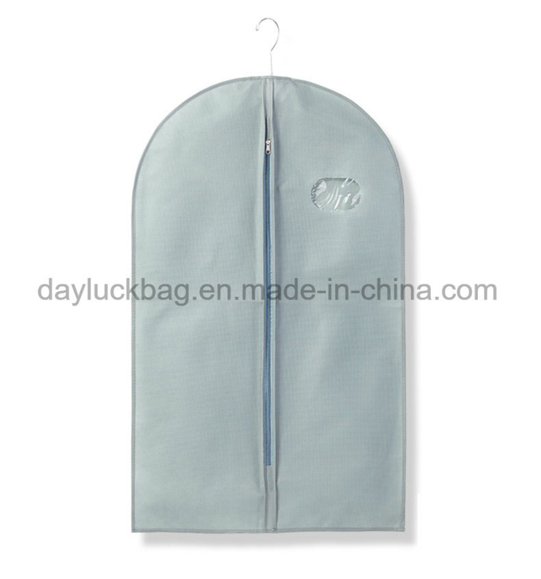 PVC Window Pocket Suit Non Woven Cotton Garment Suit Bag