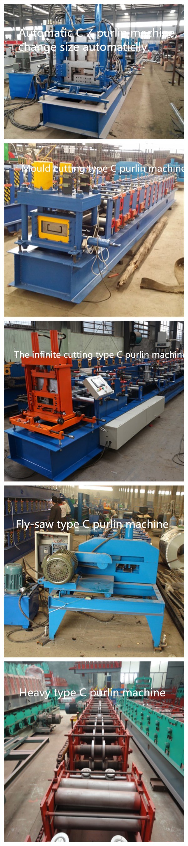 Z Steel Purline Channel Section Profile Roll Forming Machine