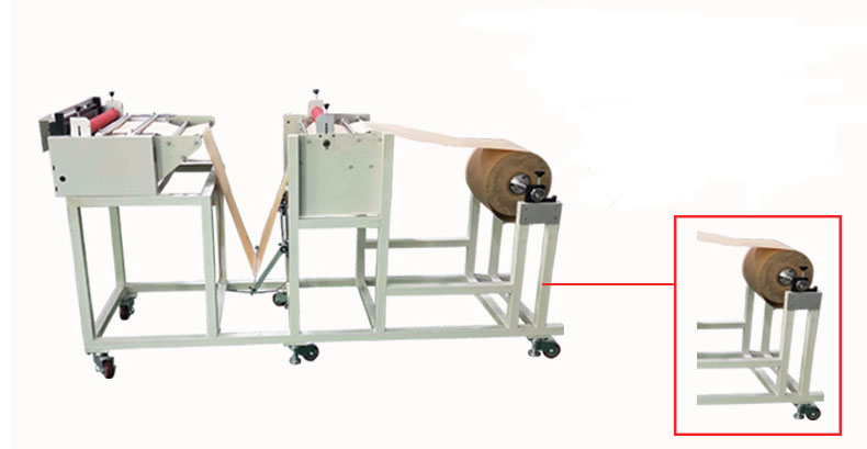 Máquina de hoja de corte de tela en rollo Roll fabric cut sheet machine