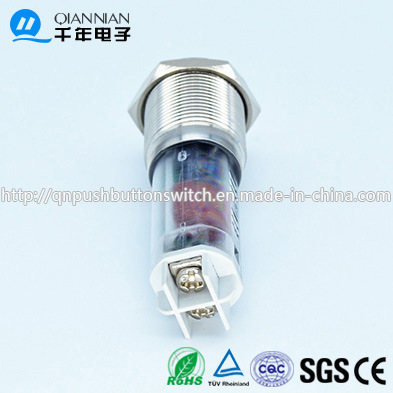 19mm Buzzer Flicker Buzzer Key Ring Illuminated IP50 Ik04