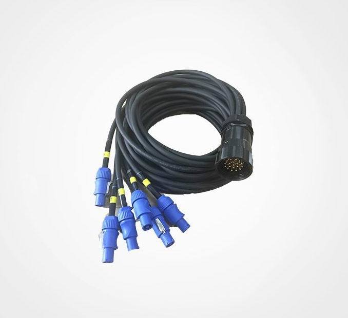 Socapex Power Wire Speaker Cable with Powercon