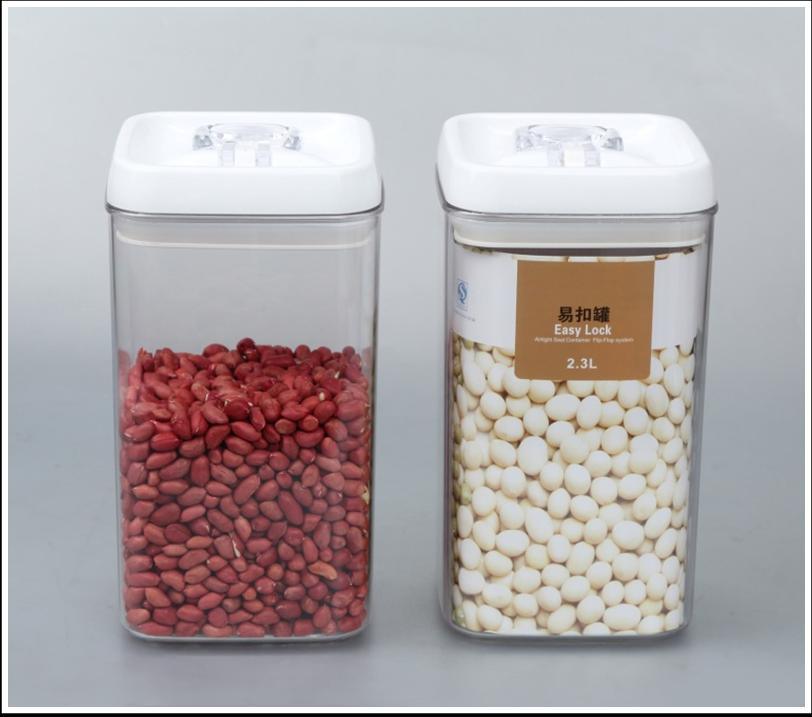 Best Sale 2.3L Plastic Storage Bottle Food Jar
