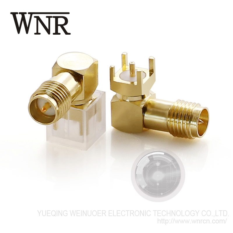 Wnre Straight Female Mini SMA Connector for PCB