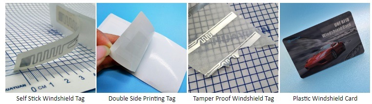 Tamper proof MIFARE Ultralight EV1 windshield RFID car tag sticker