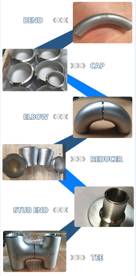 90 Deg R=1.5D Butt Weld Stainless Steel Elbow