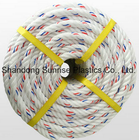 Green with Blue&Red PP Rope Ppd PE Rope