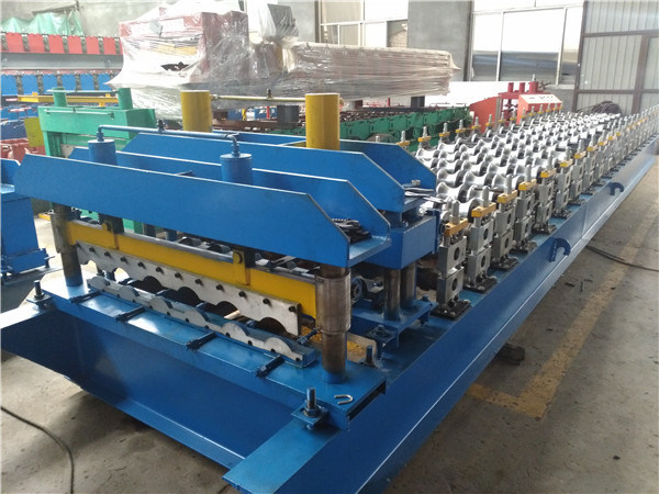 Aluminium Metal Sheet Roof Glazed Tile Panel Roll Forming Machine