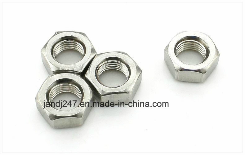 China Factory Supply DIN 934 Carbon Steel Hex Head Nut