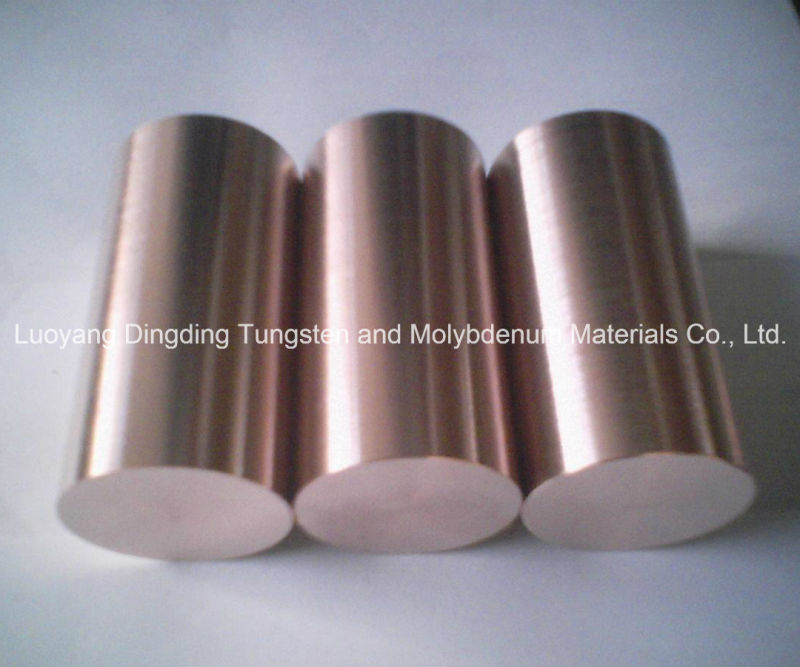 Mould Pressing Wcu Alloy Round Rod Electrode for Contact