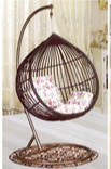 Modern Outdoor Garden Hanging Egg Swing Chair with Cushion