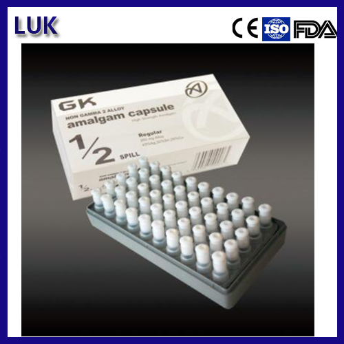 Hot Sale 600mg Gk Dental Amalgam Spill Capsules (CE & ISO)