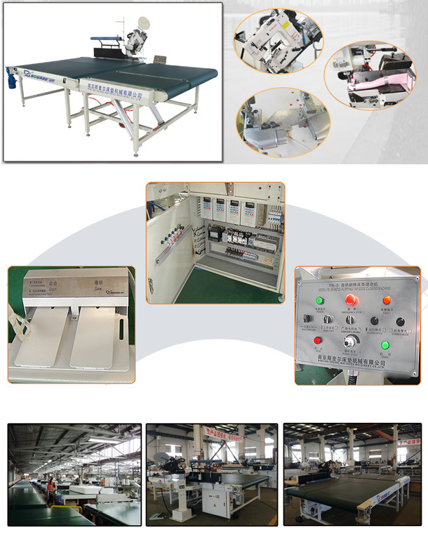 Mattress Machine for Automatic Tape Edge Workstation