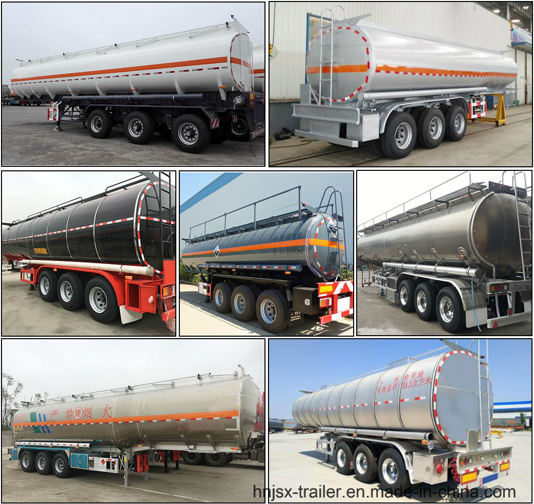 China Made Utility Trailer 42cbm Fuel Tanker Semi Trailer