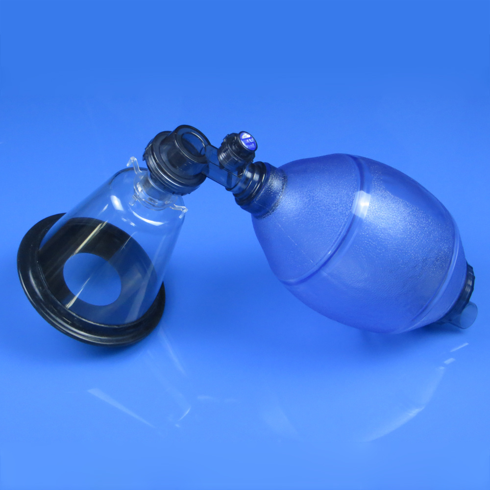 PVC Veterinary Oxygen Mask with The Manual Resuscitator