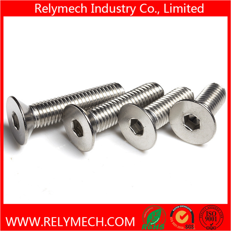 Stainless Steel Countersunk Hex Socket Bolt M2-M20