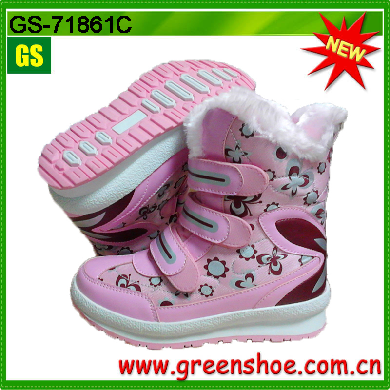 OEM Upper Snow Boots Winter Boots Fur Boots for Girl