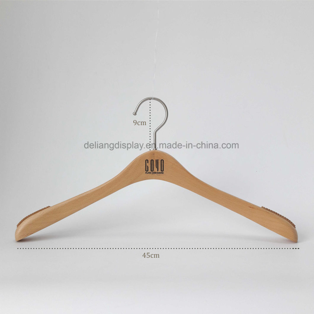 Beech Wood Hanger Natural Wood Color Hanger for Children