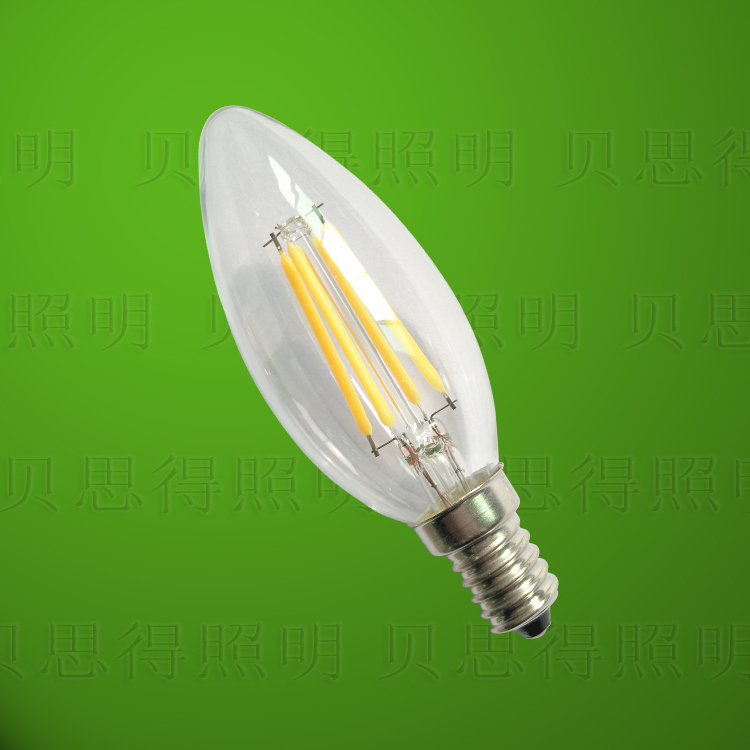 4W LED Filament Candle Bulb Light