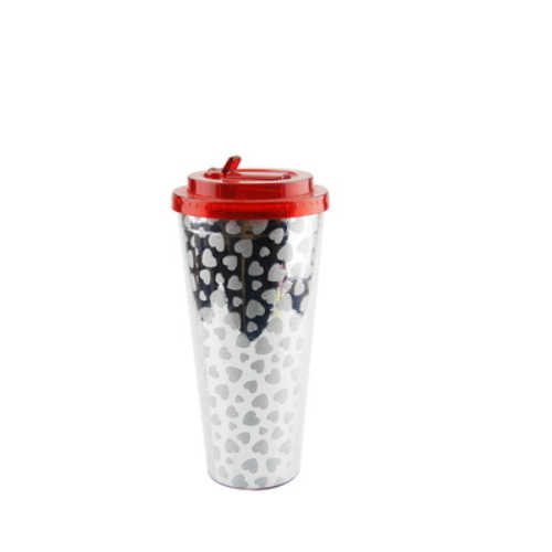 Factory Wholesale Cheap Plastic Tumbler with Cover