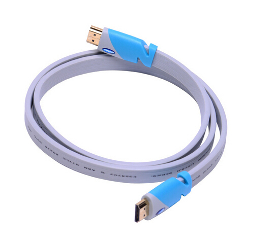 Wholesale High Speed Blue 2.0 1.4 Flat HDMI Cable Supplier