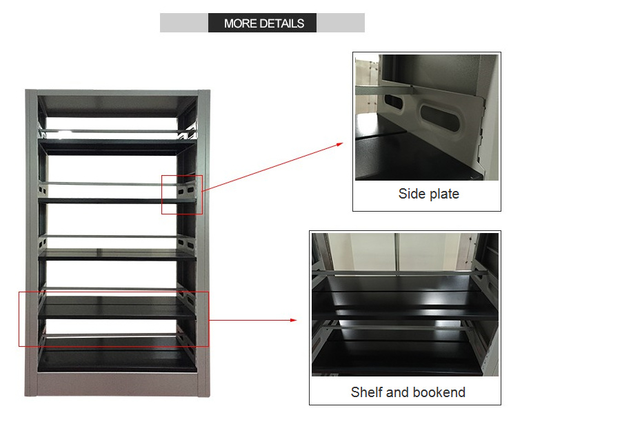 No Door Modern Display Cabinet with 2 Tier