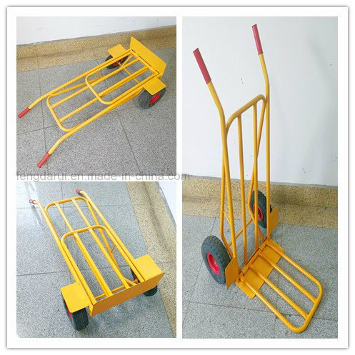 Heavy Duty Hand Trolley Ht4024 with Folding Pallet