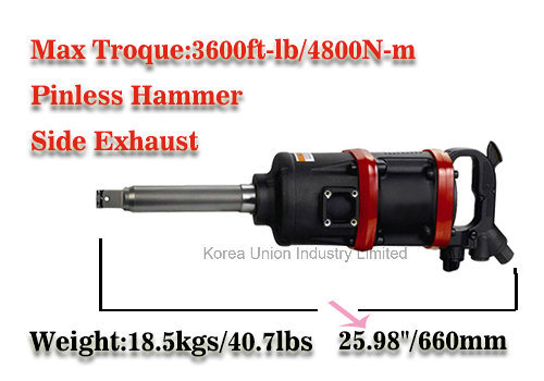 Truck Tire Repair Tool 1 Inch Air Impact Tool Ui-1210