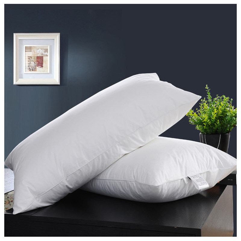 100% Cotton Fabric Soft Rectangle-Shape Hotel Pillow (JRA056)