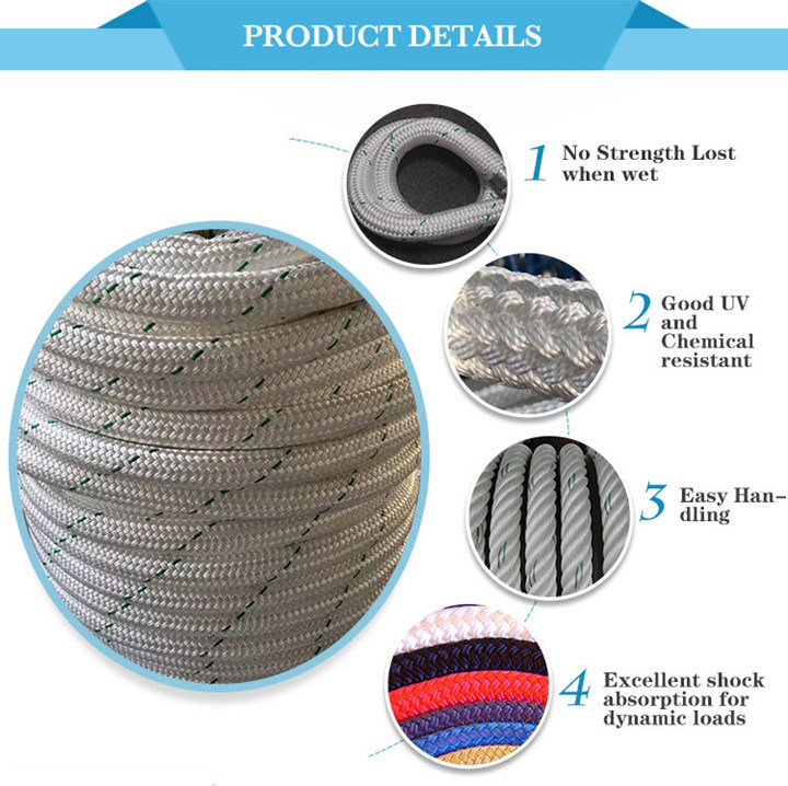 Double Braided 50mm Polypropylene Mooring Rope /Anchor Rope with BV Certificate