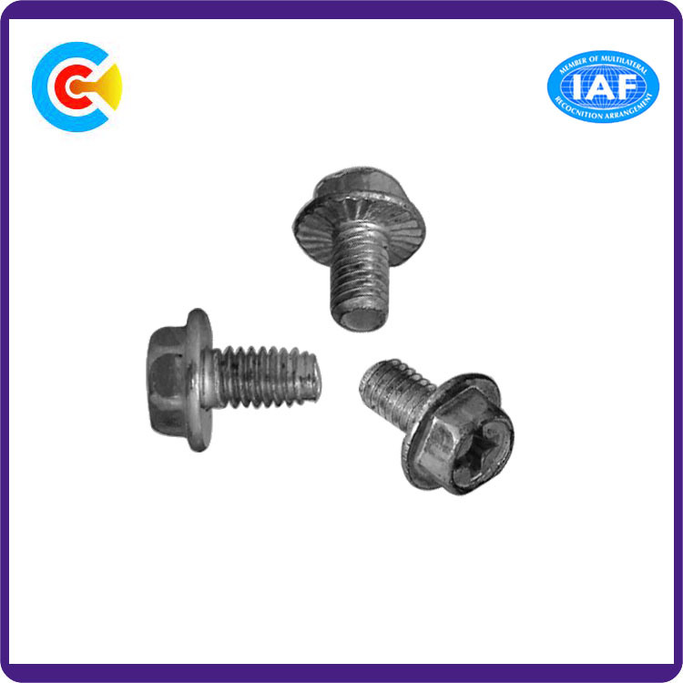 Combination Flanged-Hex/Phillips-Head Screw for Computers