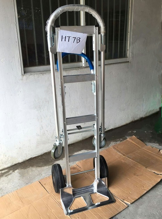 Euro Market 2in1 Aluminum Platform Hand Truck Folding Trolley for Warehouse