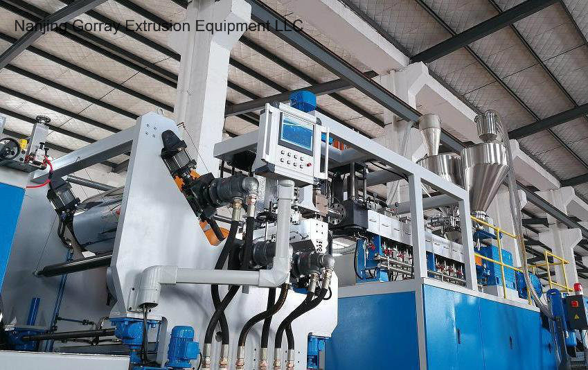 Plastic Twin Screw Extrusion Sheet Machine with High Torque Gearbox
