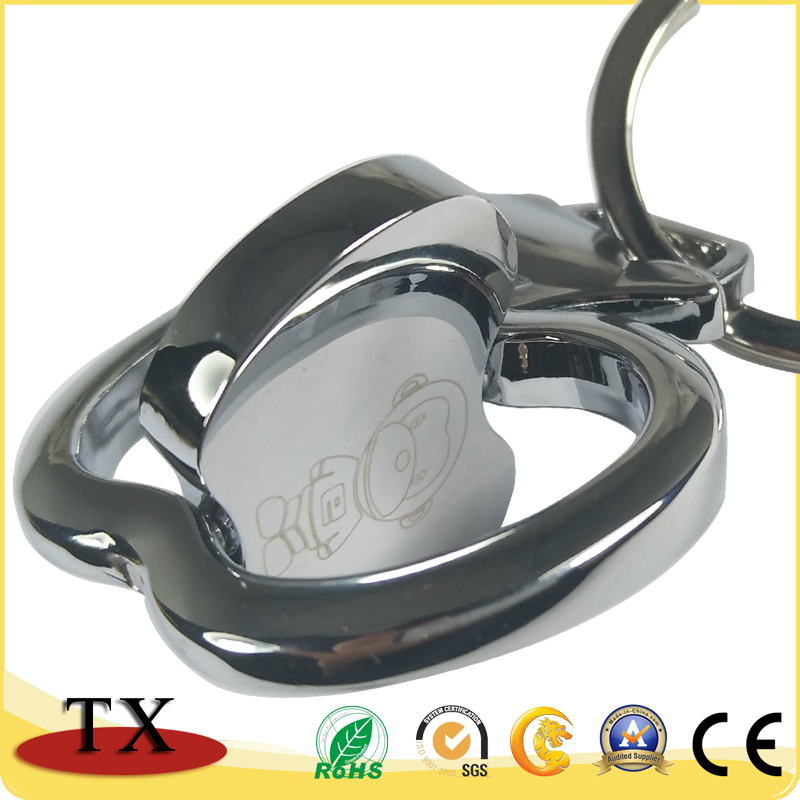 Custom Apple Shape Rotating Spinner Metal Key China