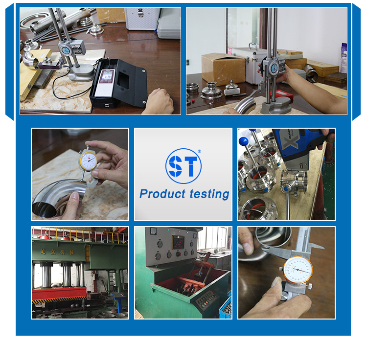 SMS Stainless Steel Sanitary Hygienic Clamped Non Return Valve/Check Valve