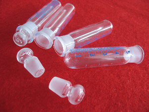 Customized Borosilicate Glass Test Tube with Glass Stopper