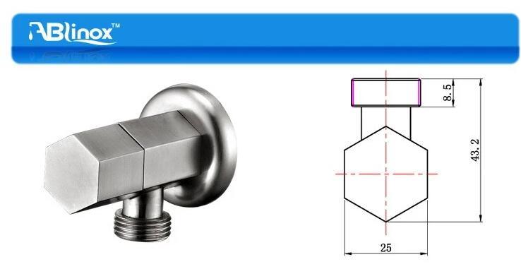 304 Stainless Steel Angle Valve