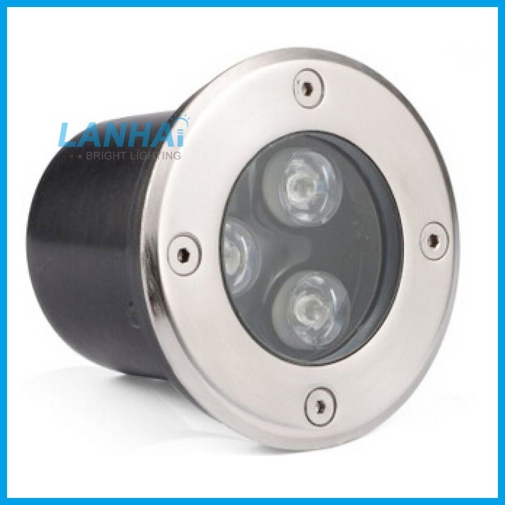 3W High Power LED Garden Lamp Buried Spotlight Underground Light