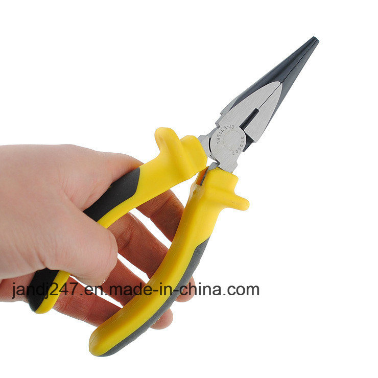 Good Quality Long Hose Pliers Foat Nose Pliers with PVC Handle