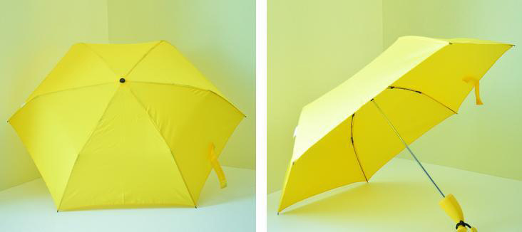 Banana 3 Fold Auto Open Advertising Umbrella