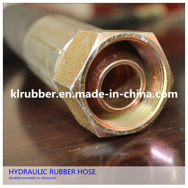 SAE100 R1at Steel Wire Braided Flexible Pressure Rubber Hydraulic Hose