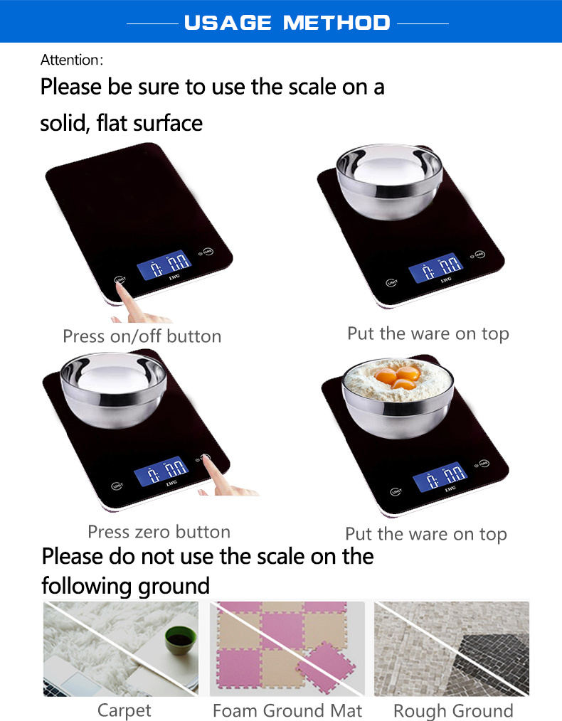 Weighing Vegetable Balance Digital Kitchen Scale