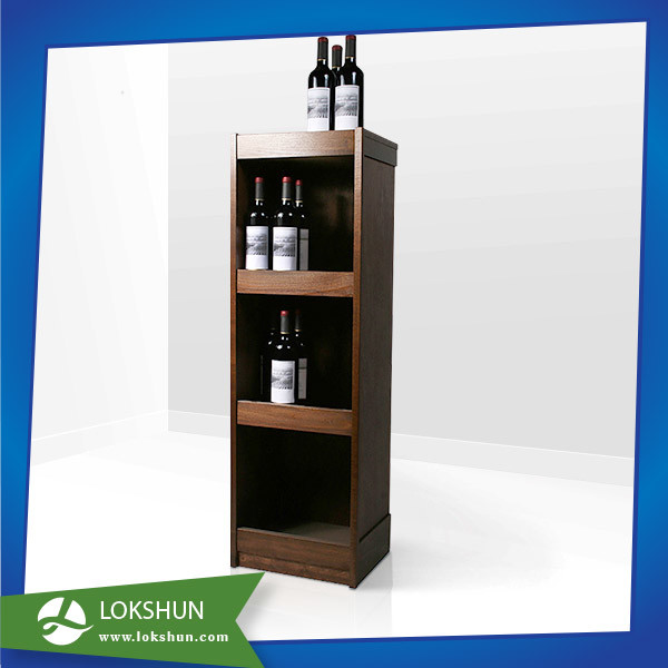 Custom Wood Material Soft Drinks Display Rack for Supermarket