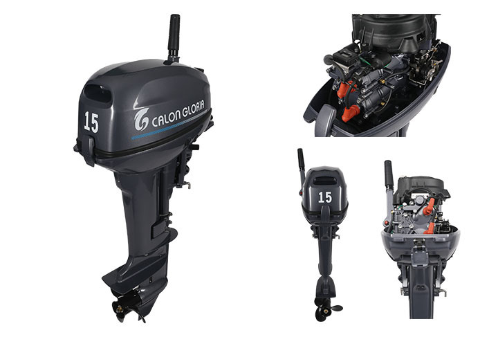 Calon Gloria 2 Stroke 15HP Manual Start Boat Engine Outboard Motor 246cc