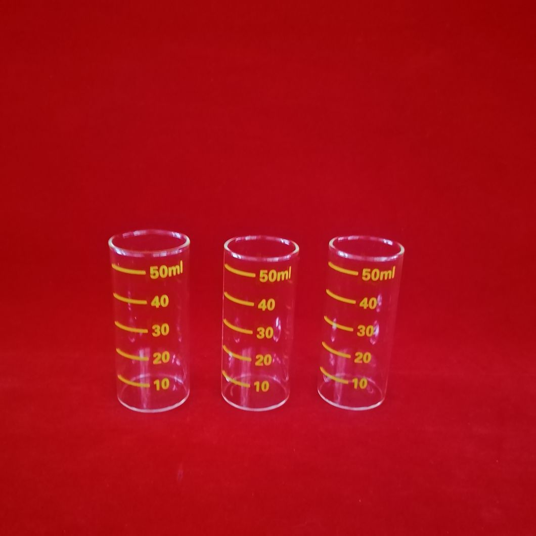 Clear Flat Bottom Quartz Silica Glass Test Tube