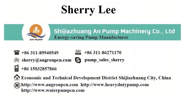 Centrifugal Horziontal Sand Gravel Pumps for Sand Suction